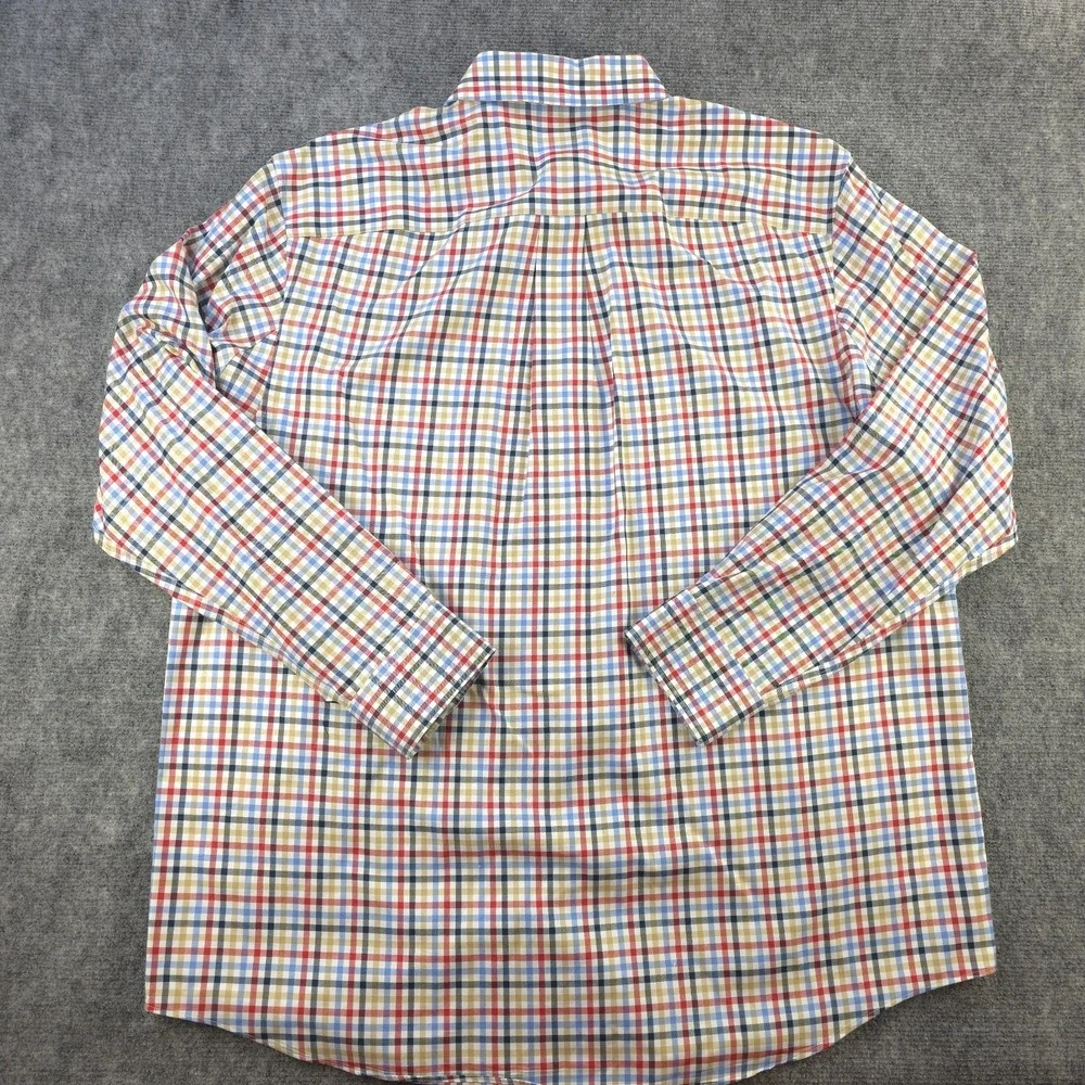 Duluth Shirt Large Long Sleeve Button Down Multicolor Plaid‎ Cotton Pocket